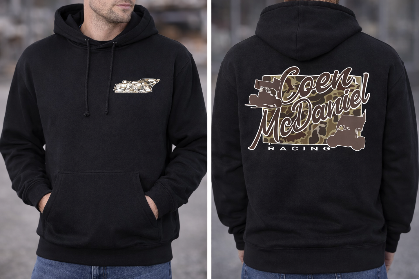 CMR Camo Car Logo Hoodie